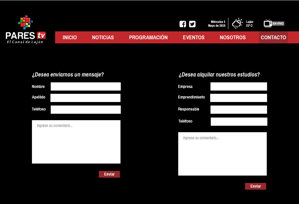 Propuesta para Home - ParesTV