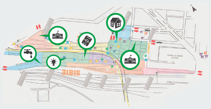 mapa de la villa