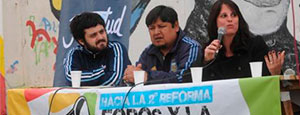 Exposición de ideas en el foto