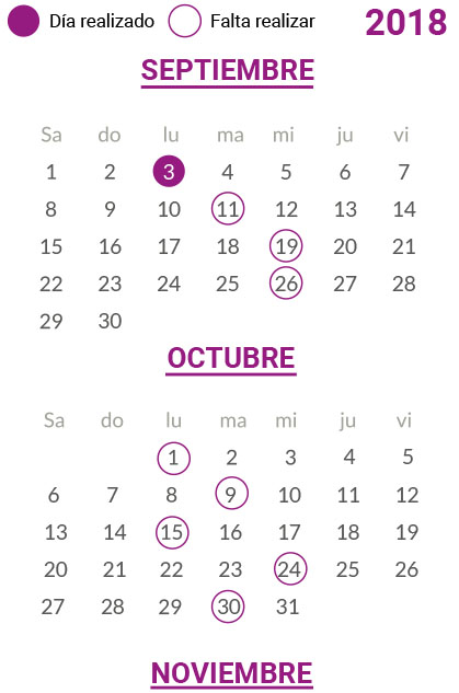 CALENDARIO