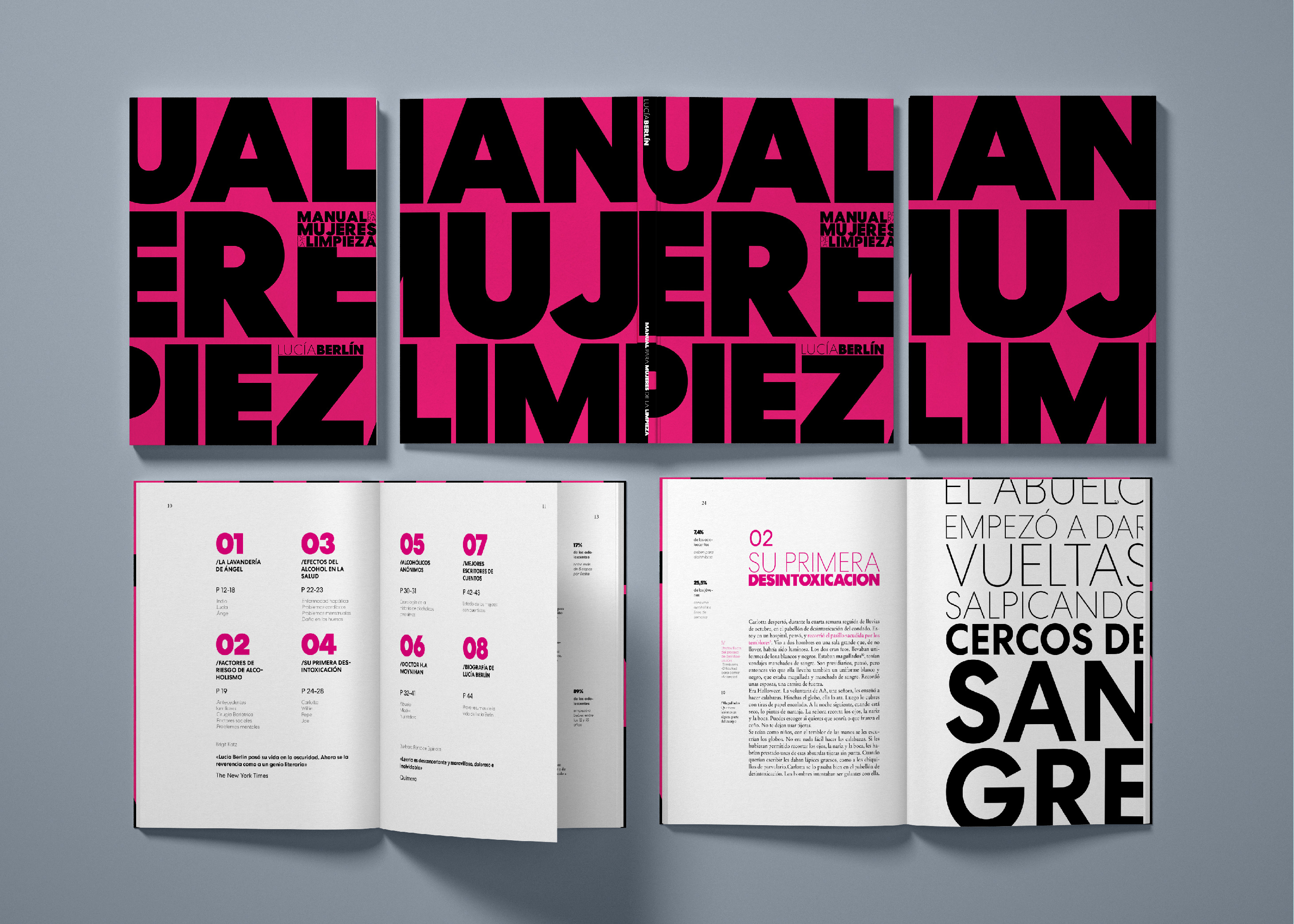 trabajo editorial de tipografia