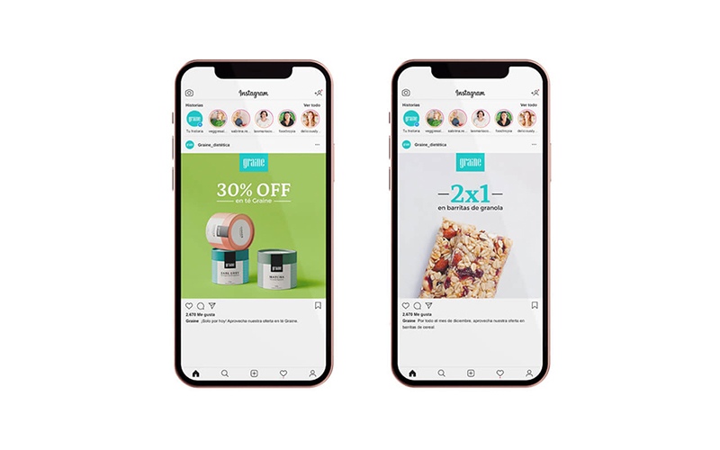 Posteos en instagram