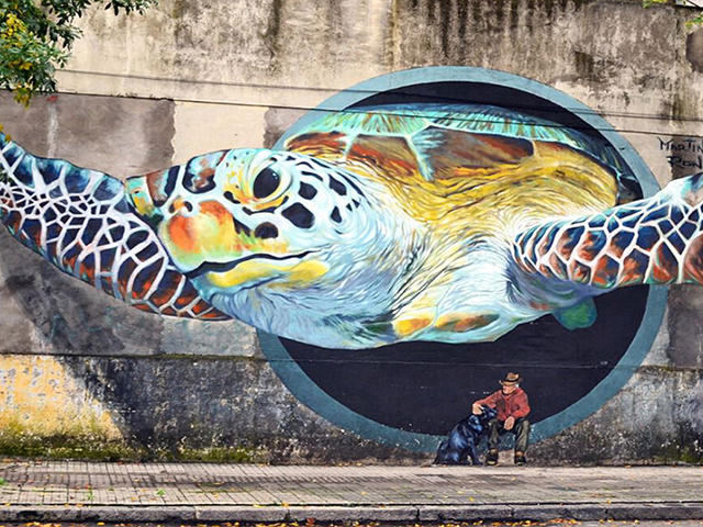 Mural portda