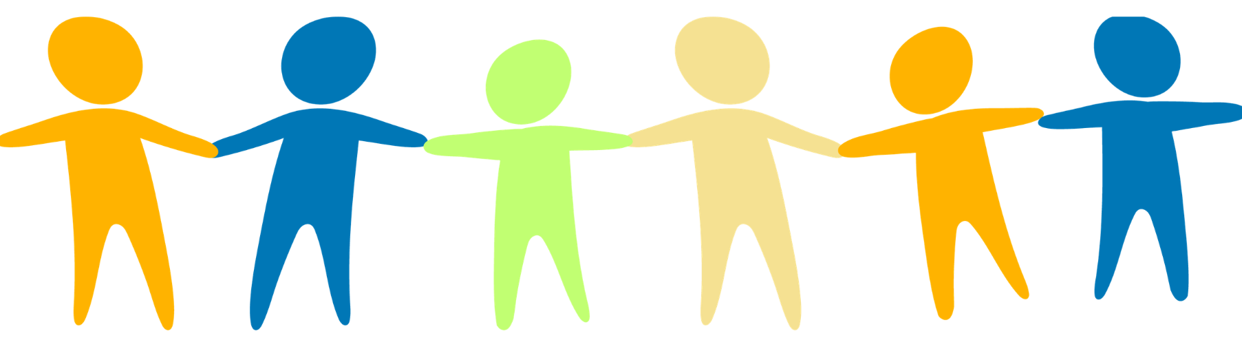 Personas tomadas de la mano