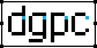 Logo de DGPC, Diseño Gráfico por Computación