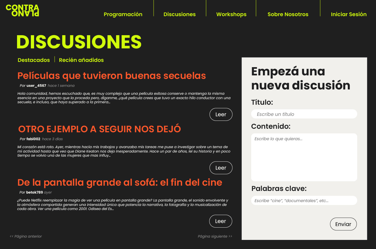 discusiones