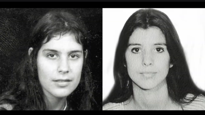 Fotografía de las hijas de Oesterheld, desaparecidas