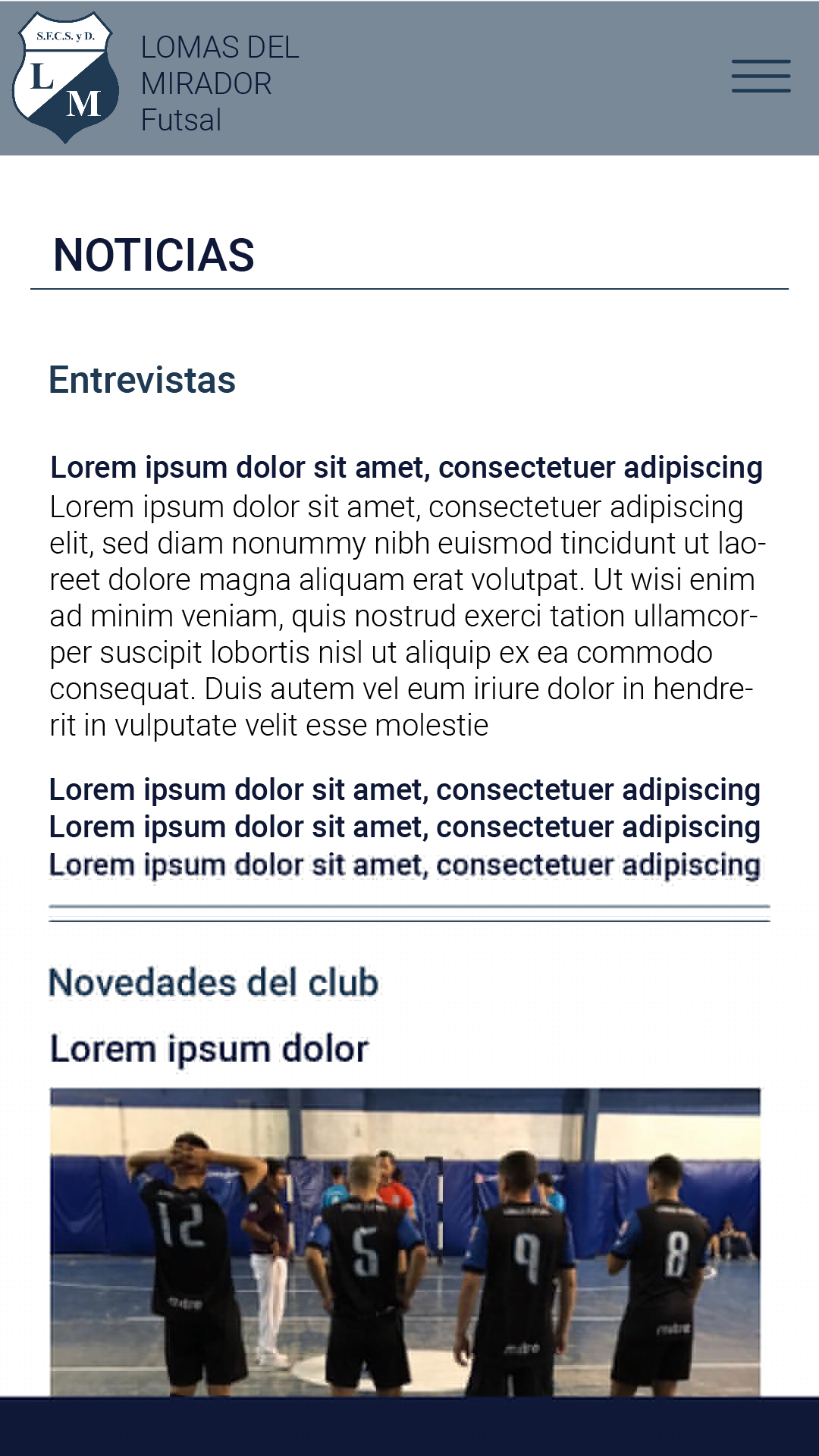 propuesta grafica celular noticias