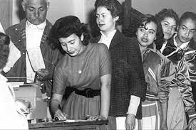 Mujeres votando Argentina